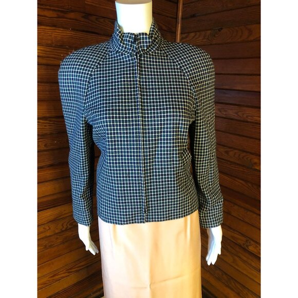 Plaid Blazer, Plaid Jacket, Tartan Plaid, Wool Jacket, Doncaster, Punk Plaid, M - Picture 3 of 10